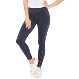 NWT Miraclesuit High Rise Tummy Control Performance Leggings Dress Blues